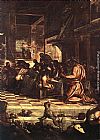 The Last Supper [detail 1] by Jacopo Robusti Tintoretto